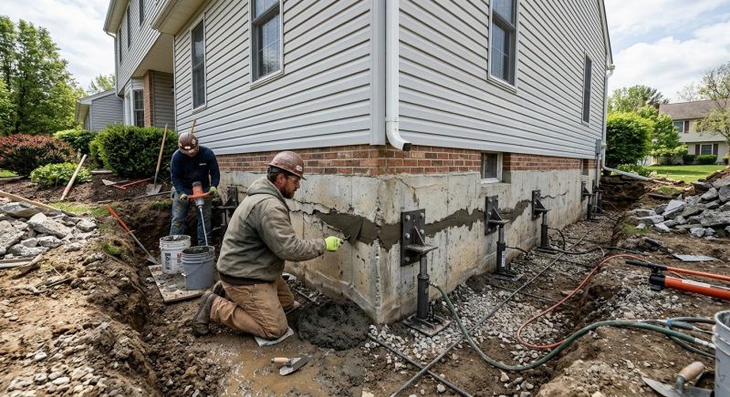 Basement Foundation Repair in Simsbury, CT