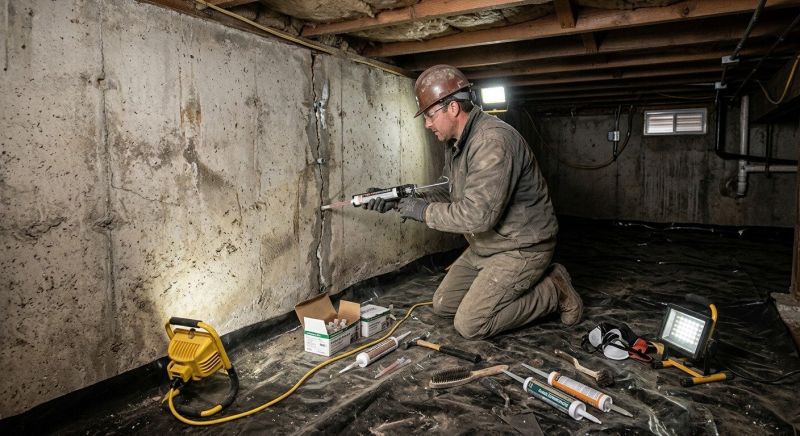 Basement Foundation Repair in Southwick, MA