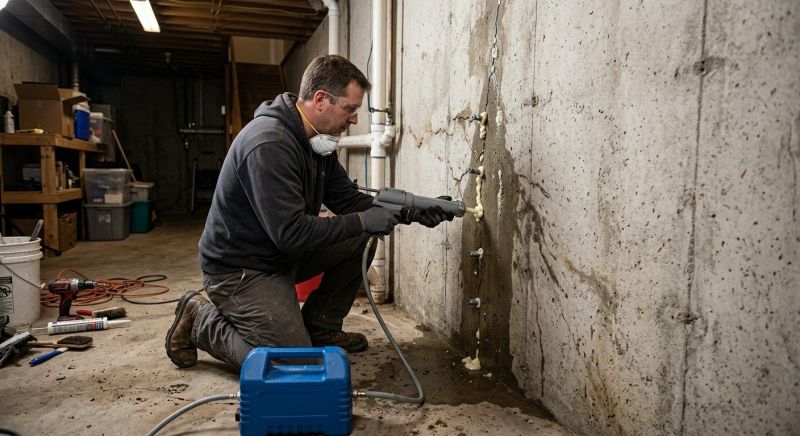 Basement Foundation Repair in Southwick, MA