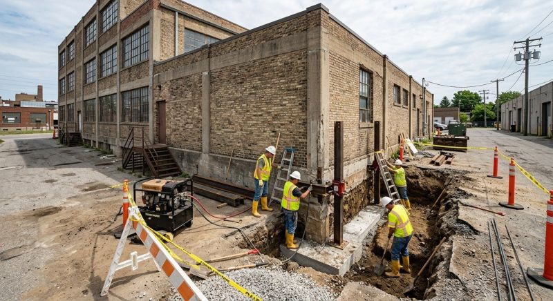 Building Foundation Repair in Bolton, CT