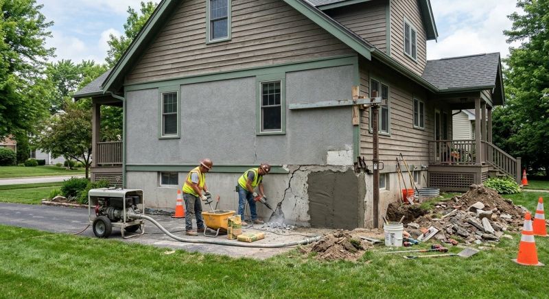 Building Foundation Repair in New Hartford, CT