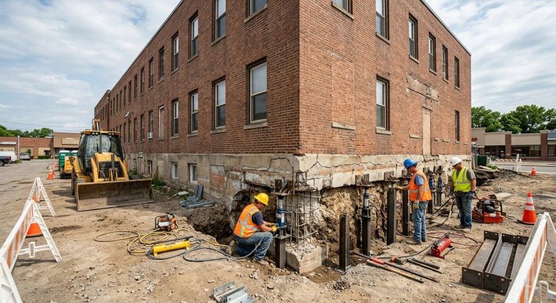 Commercial Foundation Repair in Avon, CT