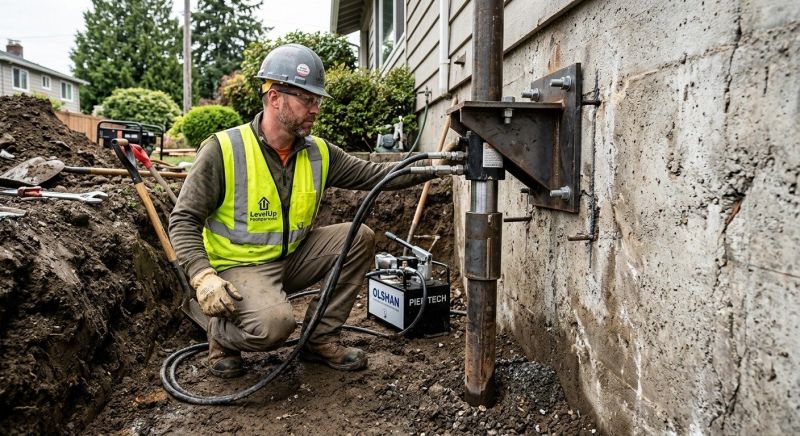 Concrete Foundation Leveling in New Britain, CT