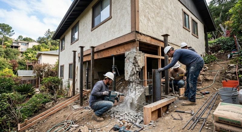 Concrete Foundation Repair in New Britain, CT