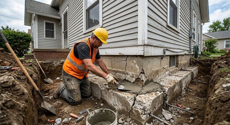 Concrete Foundation Repair in North Granby, CT