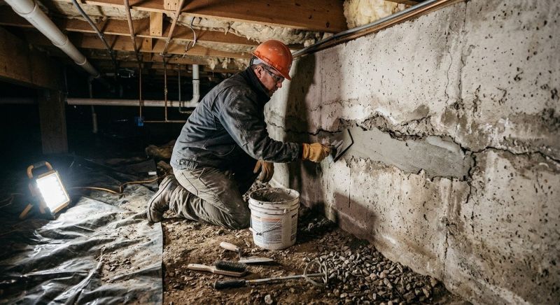 Concrete Foundation Repair in North Granby, CT