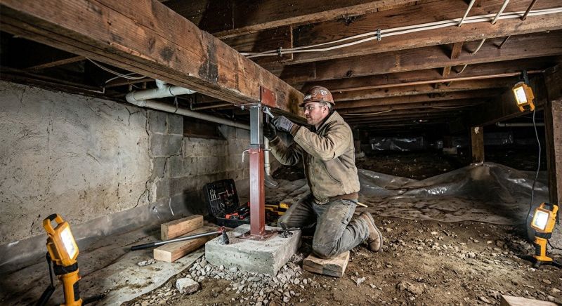 Crawlspace Foundation Repair in Granby, CT