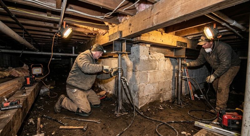 Crawlspace Foundation Repair in Longmeadow, MA