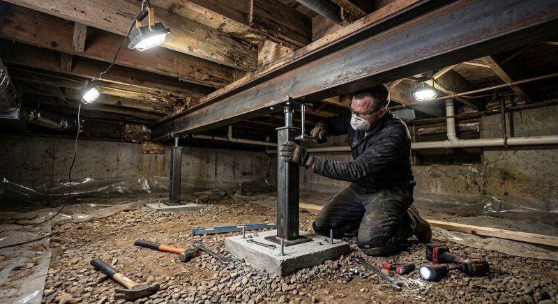Crawlspace Structural Repair in Avon, CT
