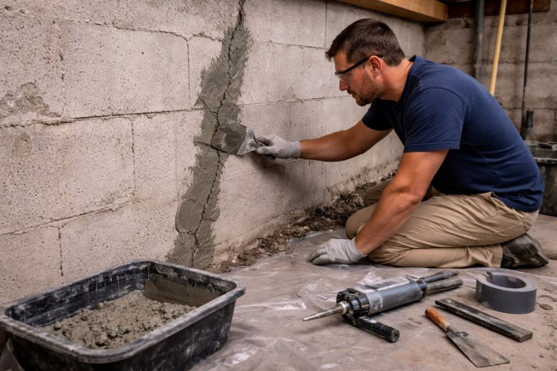 Foundation Crack Repair in Litchfield County, CT