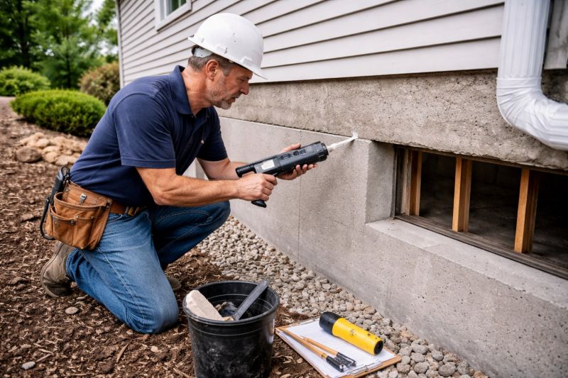 Foundation Crack Sealing in Avon, CT