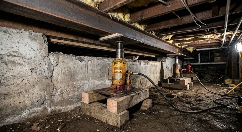 Foundation Jacking in Bloomfield, CT