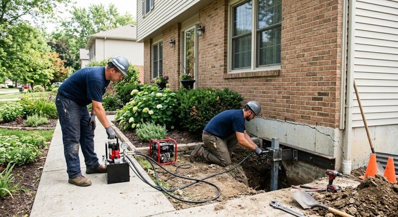 Foundation Jacking in Goshen, CT