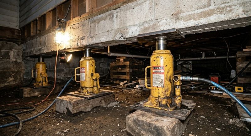 Foundation Jacking in Litchfield, CT