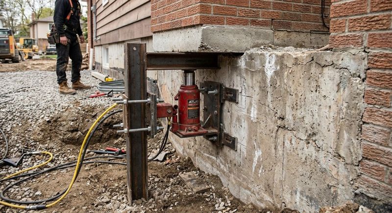 Foundation Jacking in Naugatuck, CT