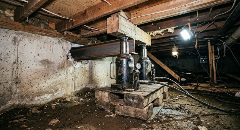 Foundation Jacking in Waterbury, CT