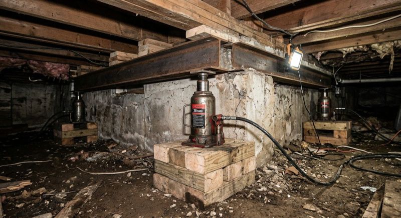 Foundation Jacking in Winsted, CT