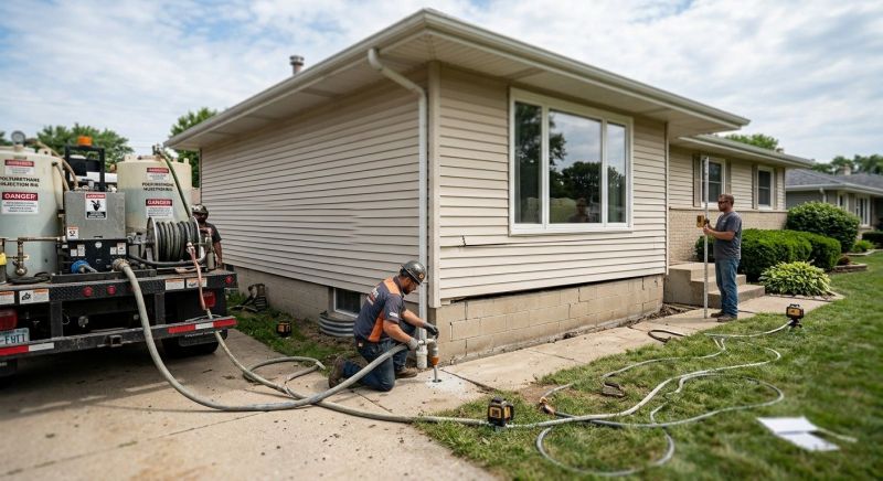 Foundation Lifting in Ellington, CT