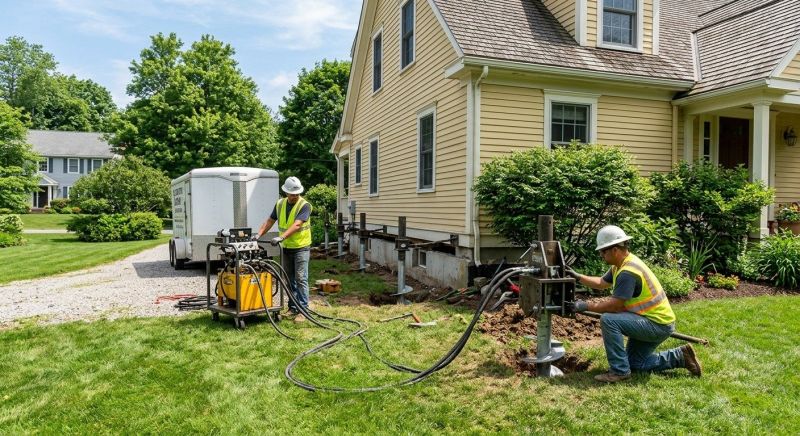 Foundation Lifting in South Windsor, CT