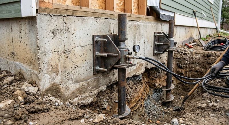 Foundation Pier Leveling in Avon, CT
