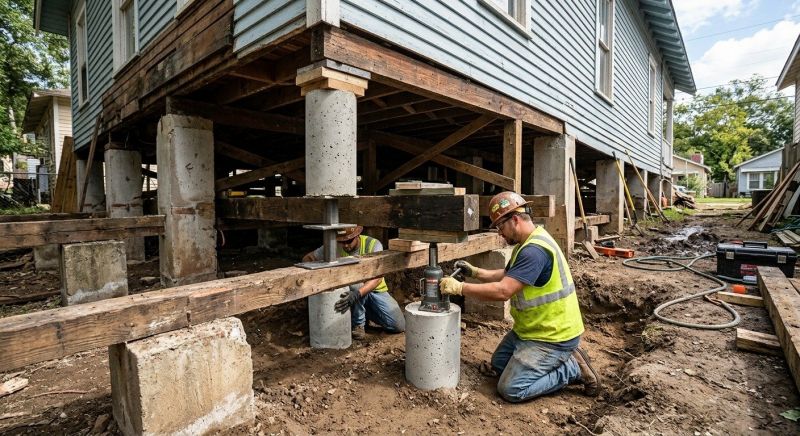 Foundation Pier Repair in Avon, CT