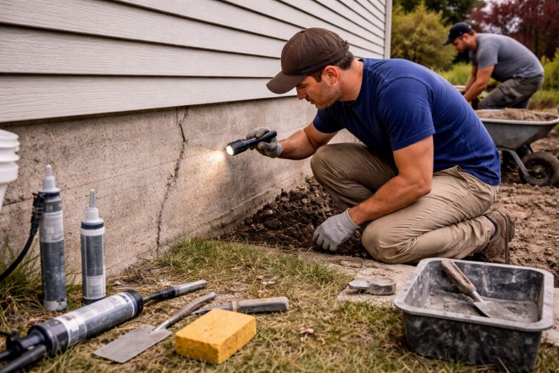 Foundation Repair in East Hartland, CT