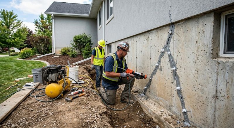 Foundation Repair in West Suffield, CT