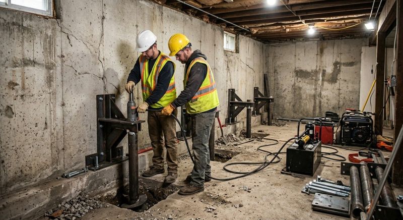 Foundation Stabilizing in Bristol, CT