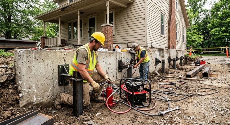 Foundation Stabilizing in Ellington, CT