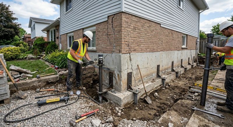 Foundation Stabilizing in Longmeadow, MA