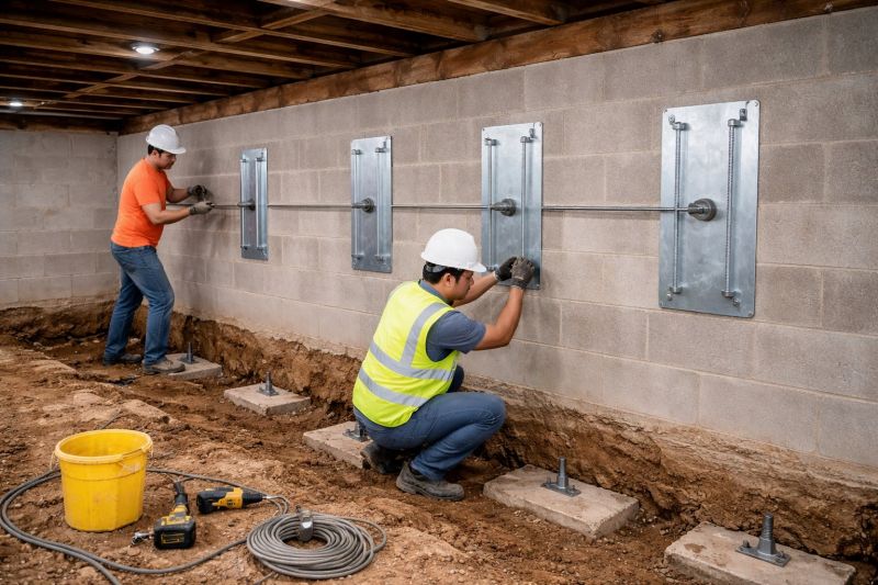 Foundation Stabilizing in South Windsor, CT