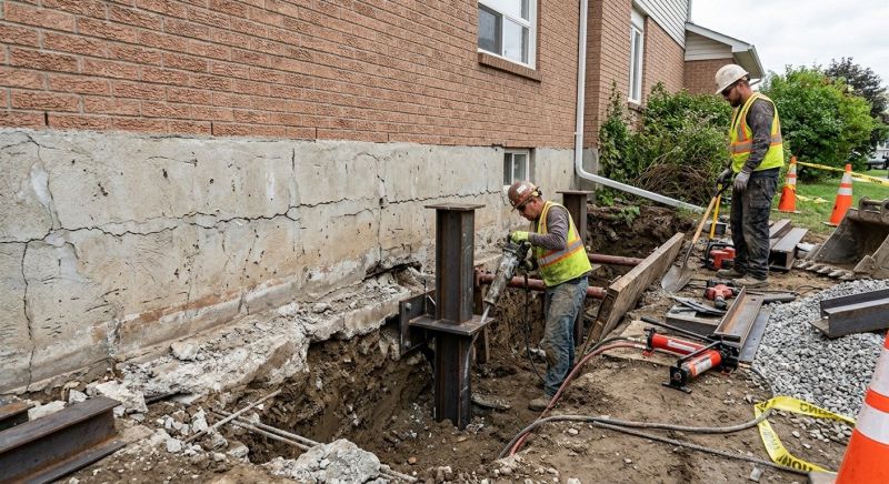 Foundation Structural Repair in Ellington, CT