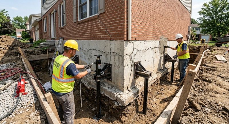 Foundation Structural Repair in South Windsor, CT