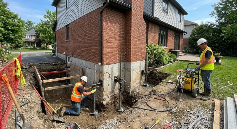 Foundation Underpinning in Avon, CT