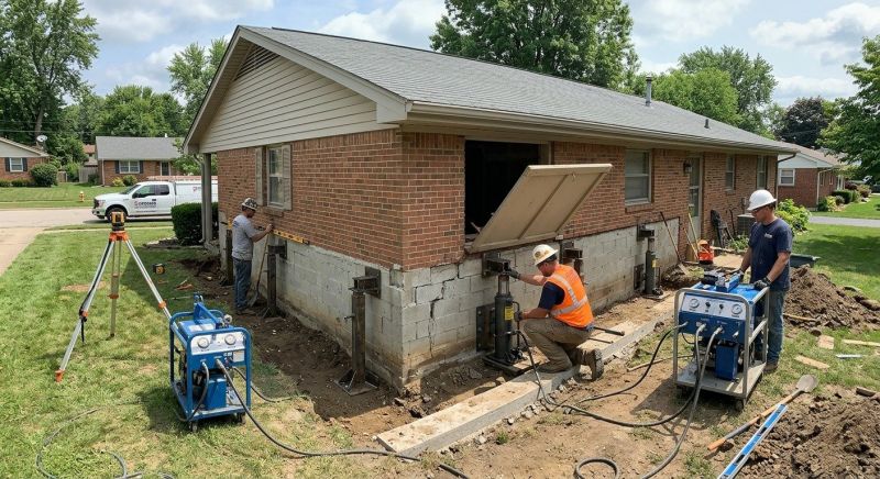 Home Foundation Leveling in Glastonbury, CT