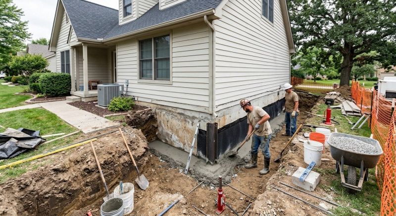 House Foundation Repair in Manchester, CT