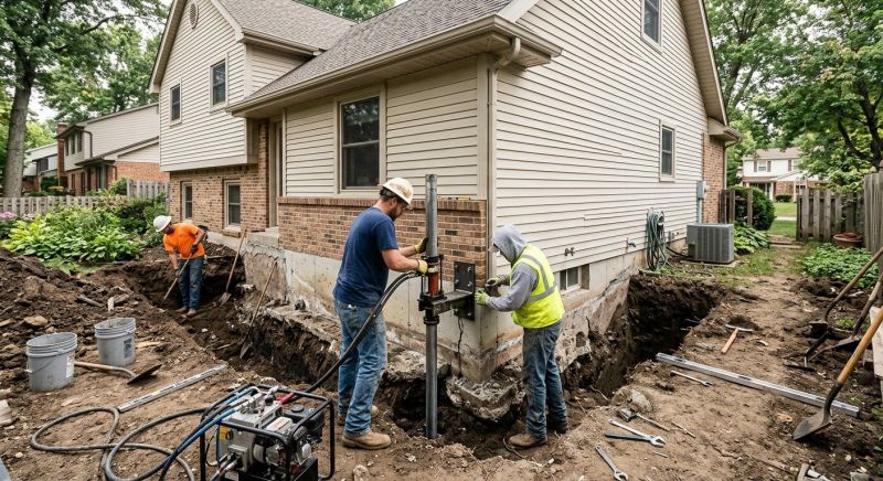 House Foundation Repair in Terryville, CT