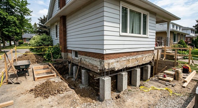 House Underpinning in Avon, CT