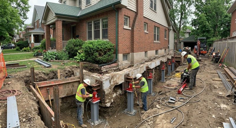 House Underpinning in Avon, CT