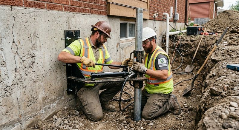 Settling Foundation Service in North Granby, CT