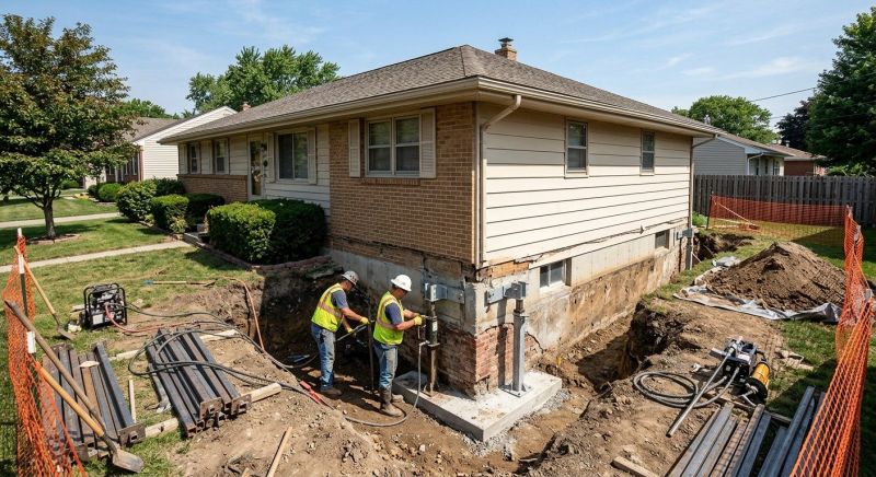 Structural Foundation Repair in Naugatuck, CT