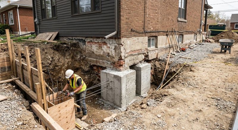Structural Underpinning in Avon, CT