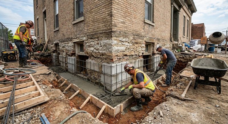 Structural Underpinning in Avon, CT