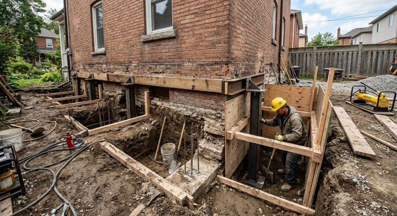 Underpinning Repair in Avon, CT