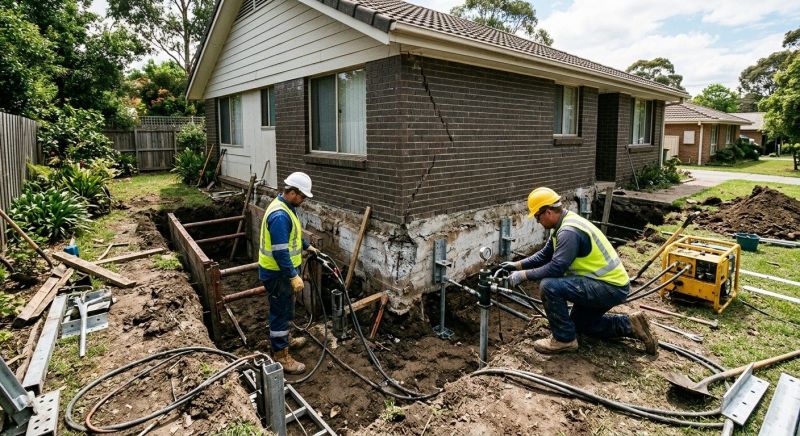 Home Foundation Repair in Woodbury, CT
